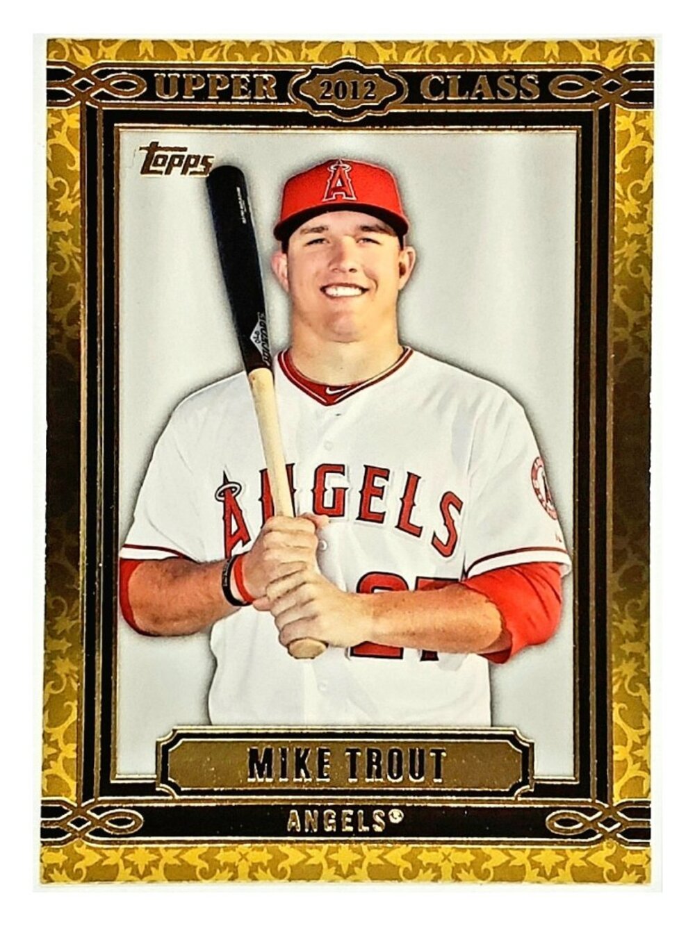 MIKE TROUT "2012 ROOKIE CLASS" GOLD FOIL 2014 TOPPS #UC-2 ANGELS, ROY, 3X MVP!